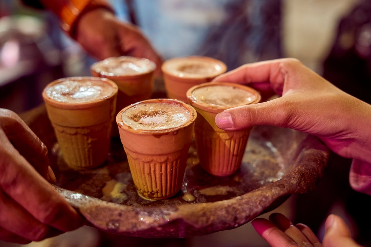 Masala chai & lassi at Kulhad Chai Co.